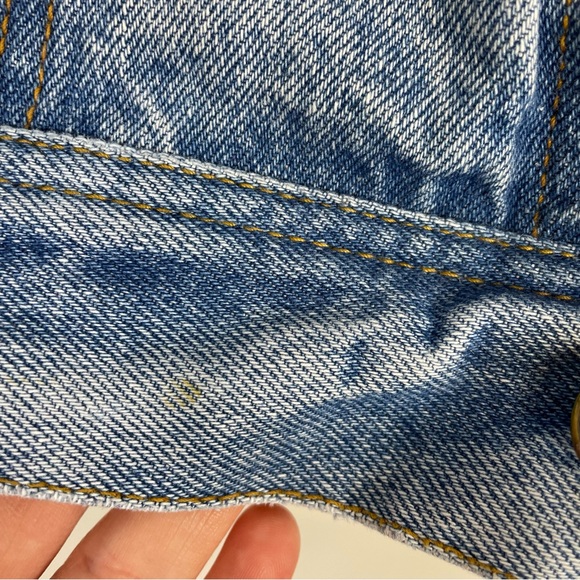 Vintage 90's EXP Jeans By Express Blue Denim Trucker Jacket - Picture 10 of 10